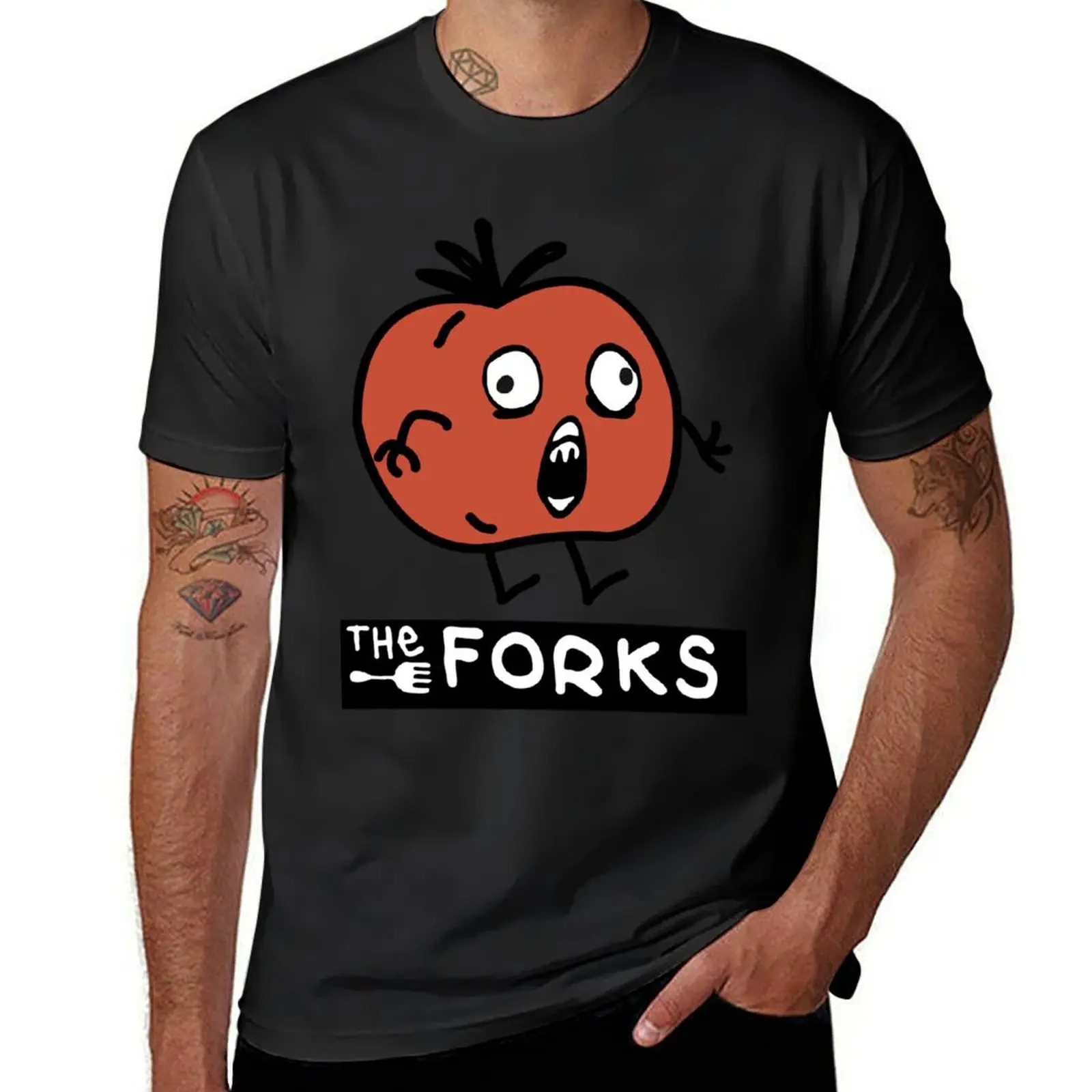 

The Forks - Tomato T-shirt plus size tops cute tops men workout shirt