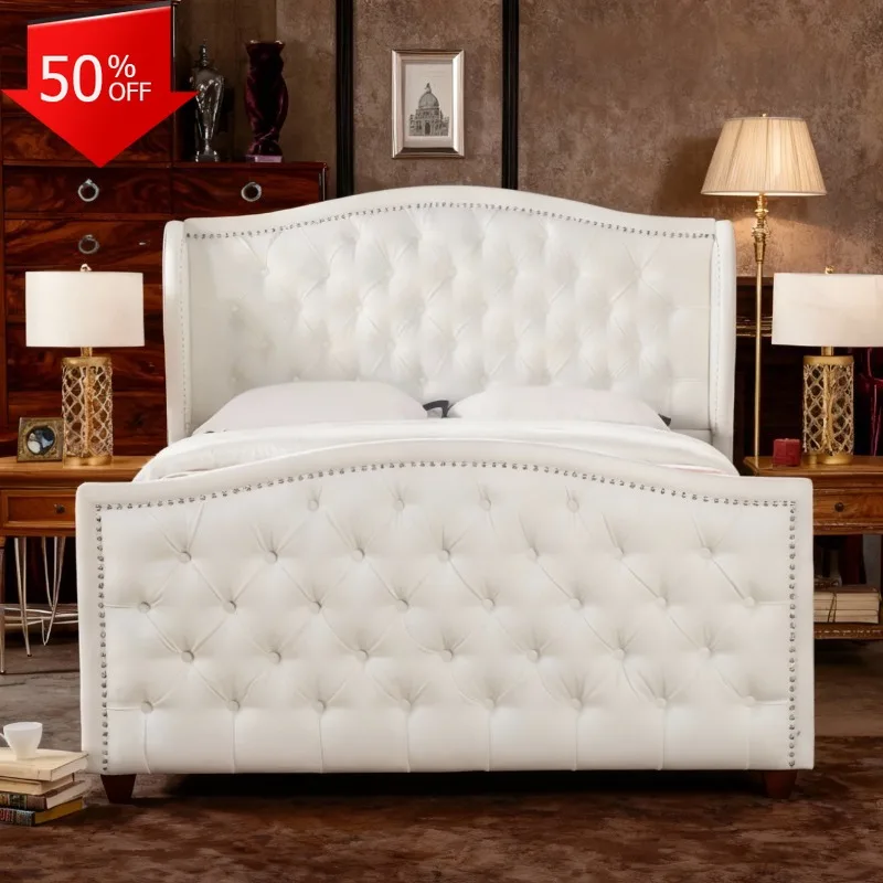 

Double Bed Frame King Size Queen Beds Full Bedroom Furniture Bed Bases and Frames Sofa Murphy Single Racks Home Base Twin Luxury