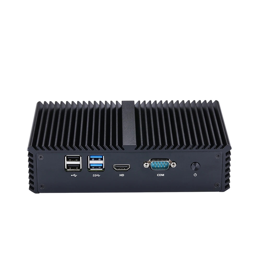 QOTOM Core i3-7100U Dual Cores Processor 2.4GHz 6 LAN Gateway Router Fanless Mini PC Q535G6