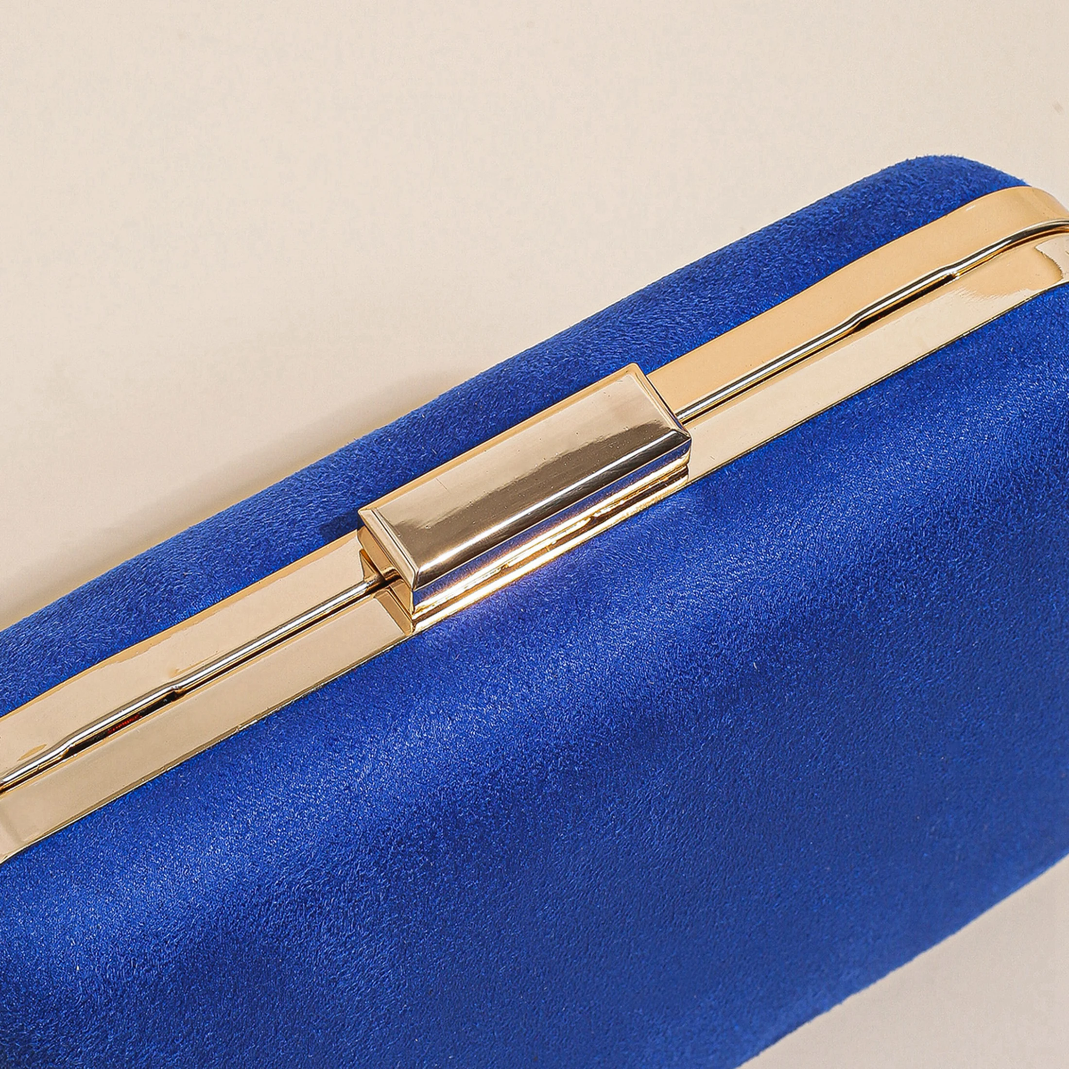 Mini einfache elegante Samt-Clutch-Abendtaschen für Damen, formelle Hochzeit, Party, Clutch, Geldbörse, Abschlussball – Detail 8