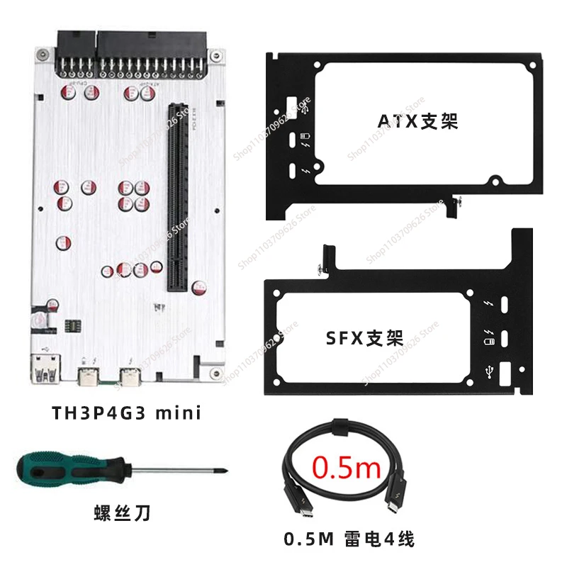 Upgraded TH3P4G3 Thunderbolt-compatible GPU Dock 85W PD Charging 40Gbps Dock Station for Laptop Notebook External Graphic Card