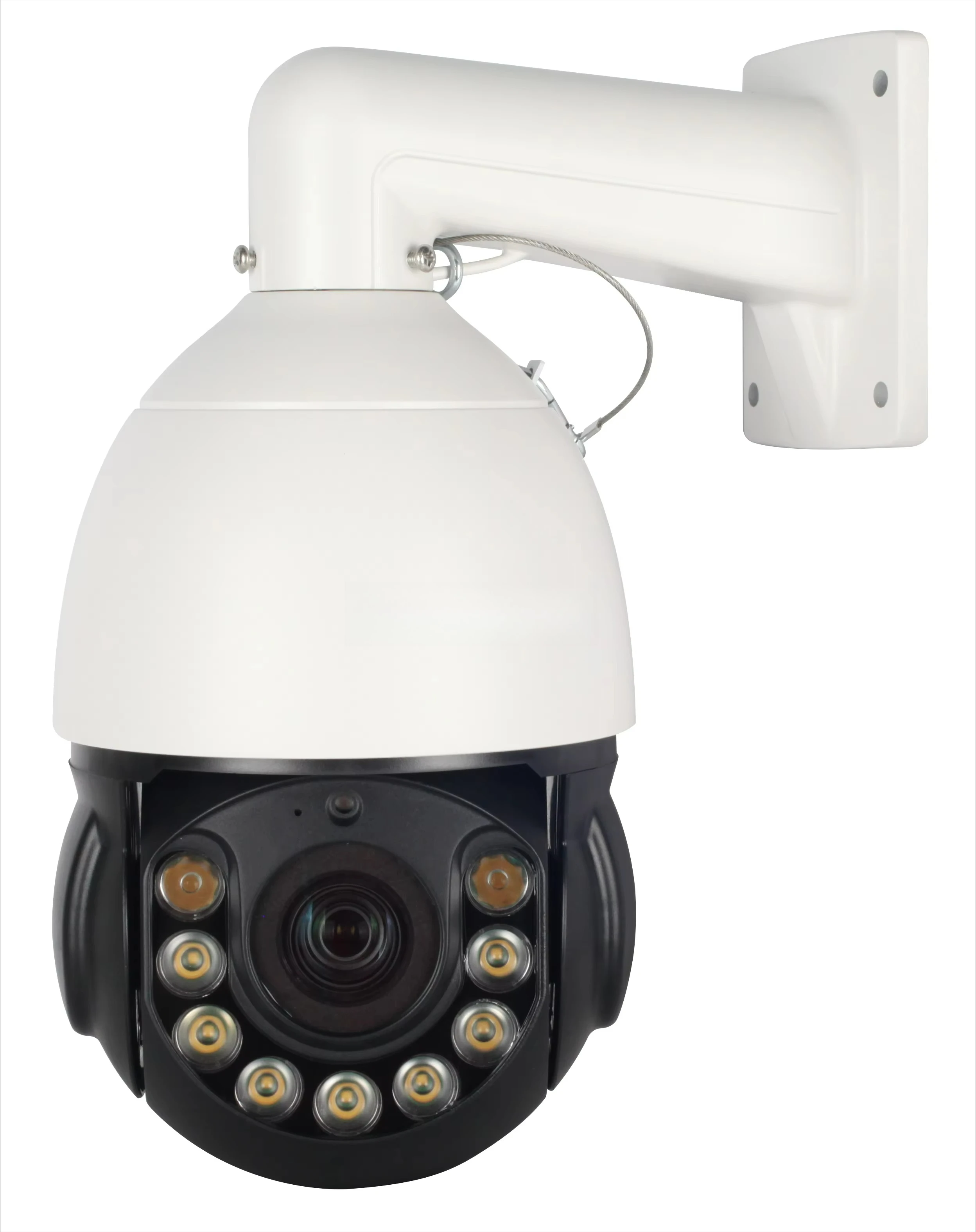 Long distance full color 360 degree free rotation PTZ 20x 36x zoom high speed PTZ ball network camera