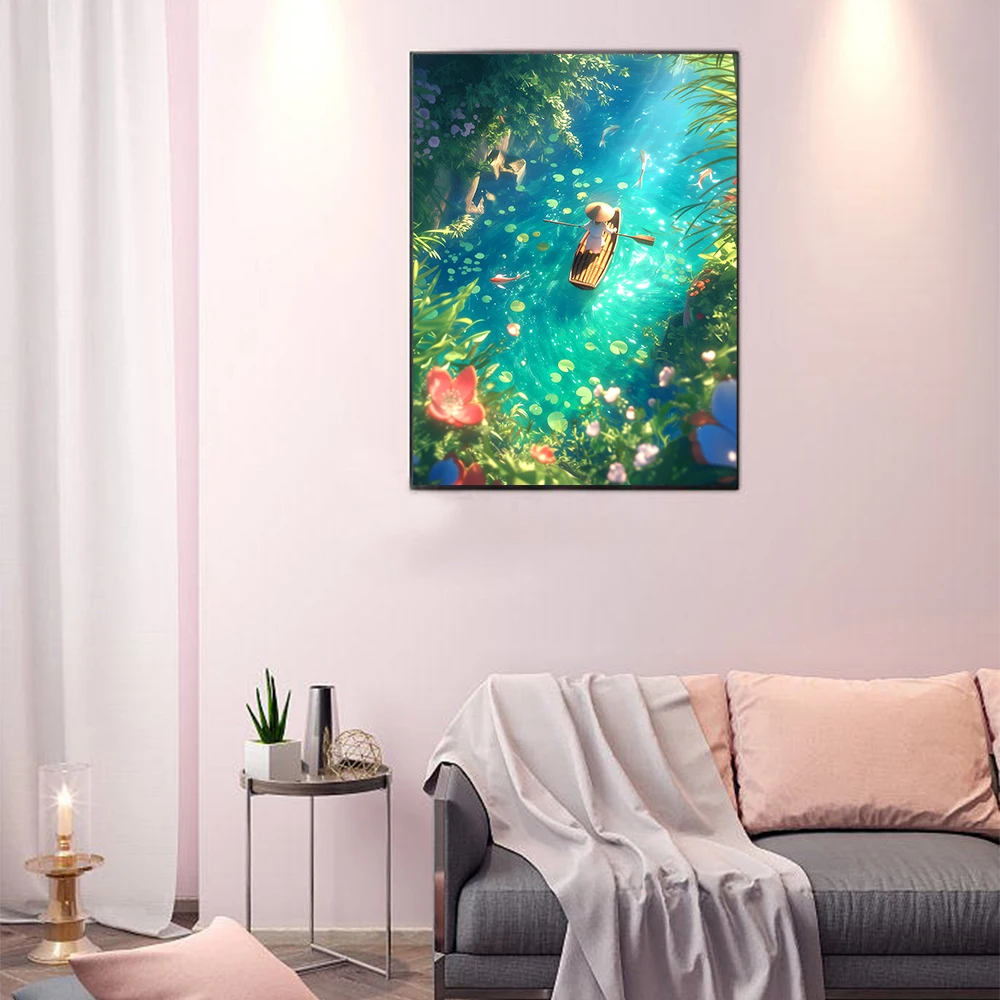 Peinture Diamant DIY Carrée/Ro - Resin Art Wallpaper avis et prix