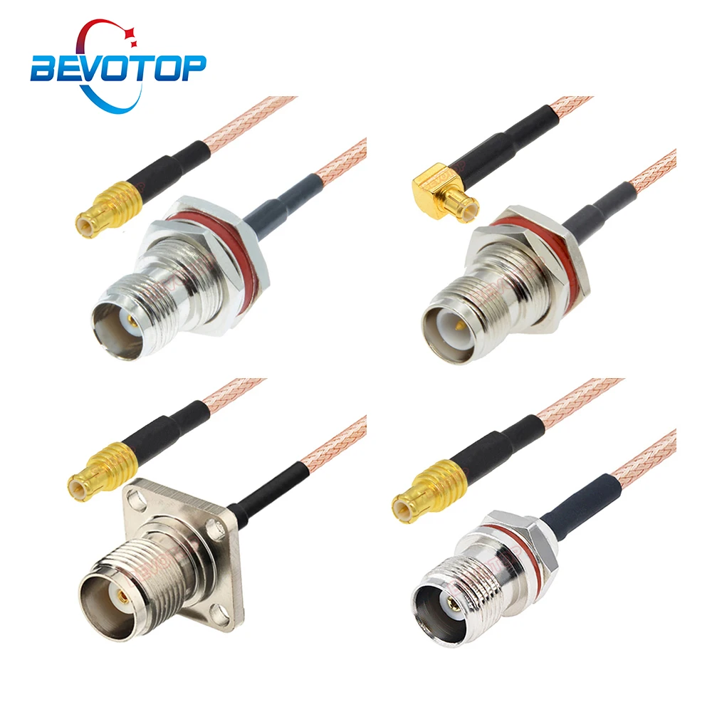 TNC to MCX RG316 Cable RP-TNC / TNC Female to MCX Male 180° / 90° Plug 50 Ohm RG-316 RF Coaxial Extension Coaxial Jumper Pigtail