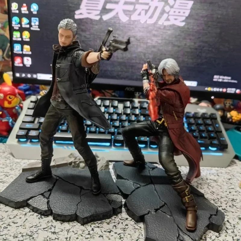 Devil Dante May Cry Nero Statue Action Figure 25cm-28cm Pvc Model Collection Toy For Friend Action Figure Made By Hand Gifts