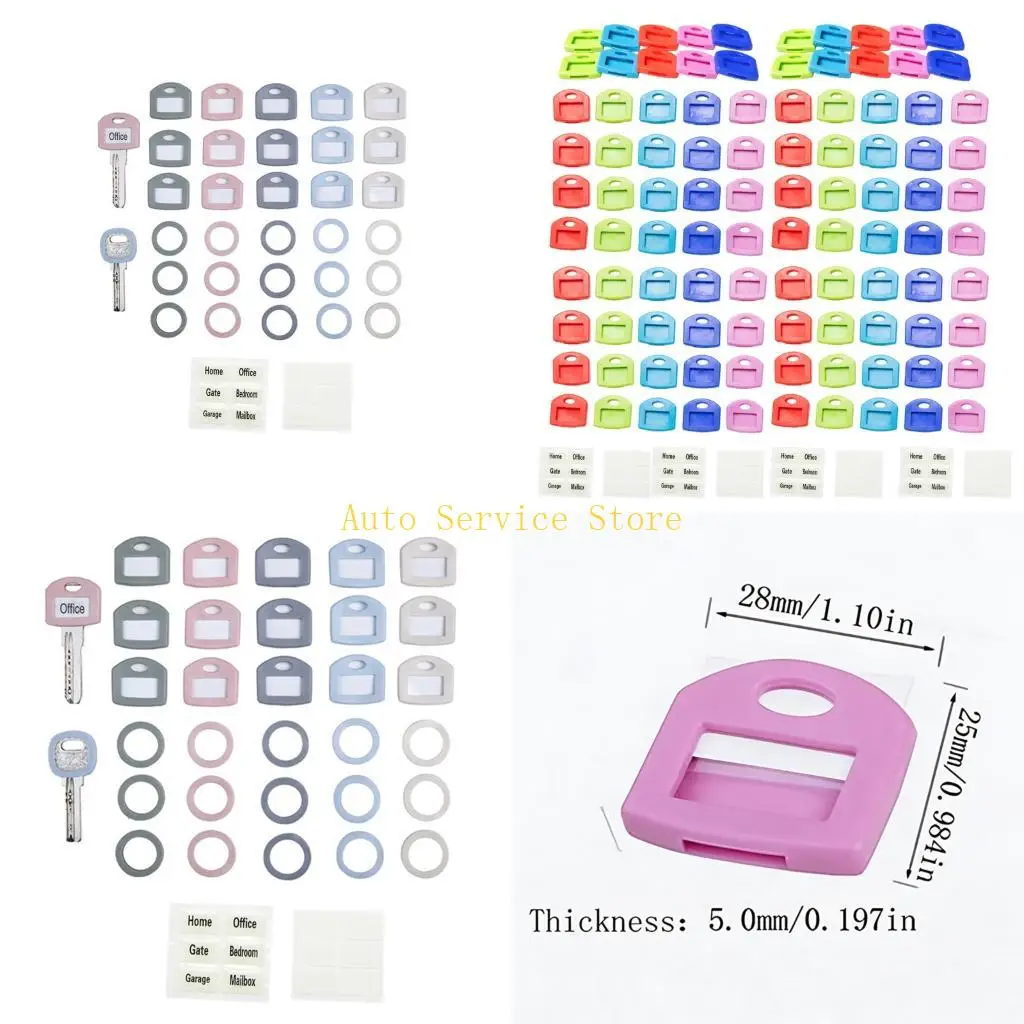 

462A 100 Pcs Silicone Covers with Unique Channel Designs for Easy Identification