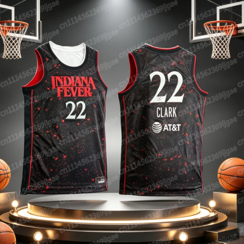 2026 Summer Indiana Fever No.22 Sports Basketball Tank Top Outdoor Breathable Quick Drying 3D Printed Family Sleeveless Tank Top