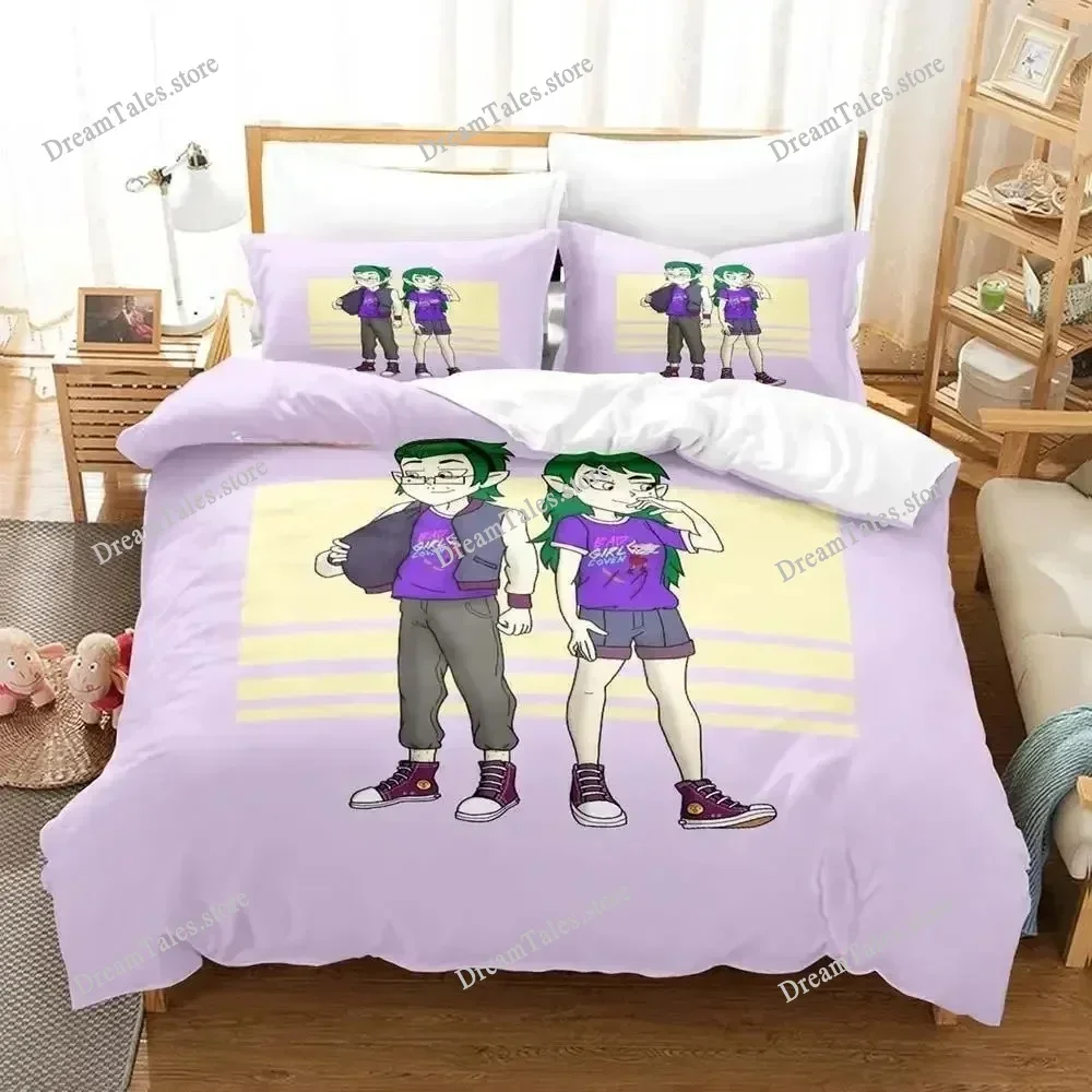 New Bad Girl Coven Bedding Set Single Twin Full Queen King Size Bed Set Adult Kid Bedroom Duvet Cover Sets Anime Bed Sheet Set