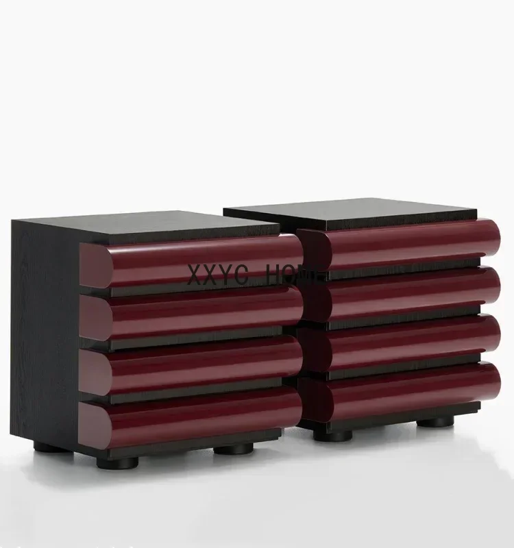 

Шкаф из массива дерева для спальни, многофункциональный шкаф для хранения детей, боковой шкаф с ящиком