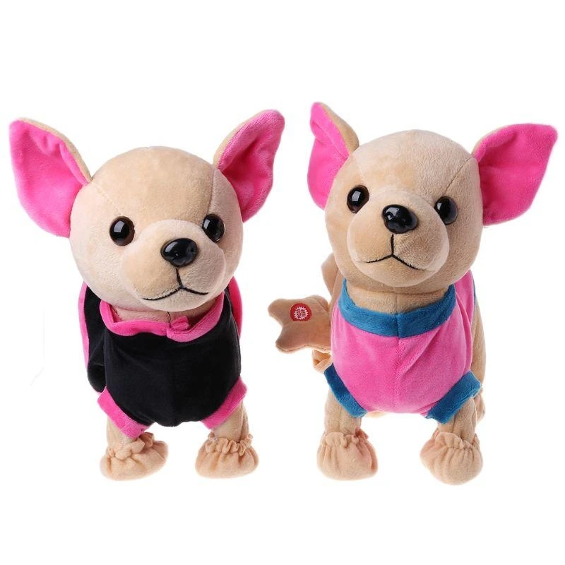 Y4QA Electronic Pet Robot Dog Zipper marche marche chantant jouet interactif avec pour