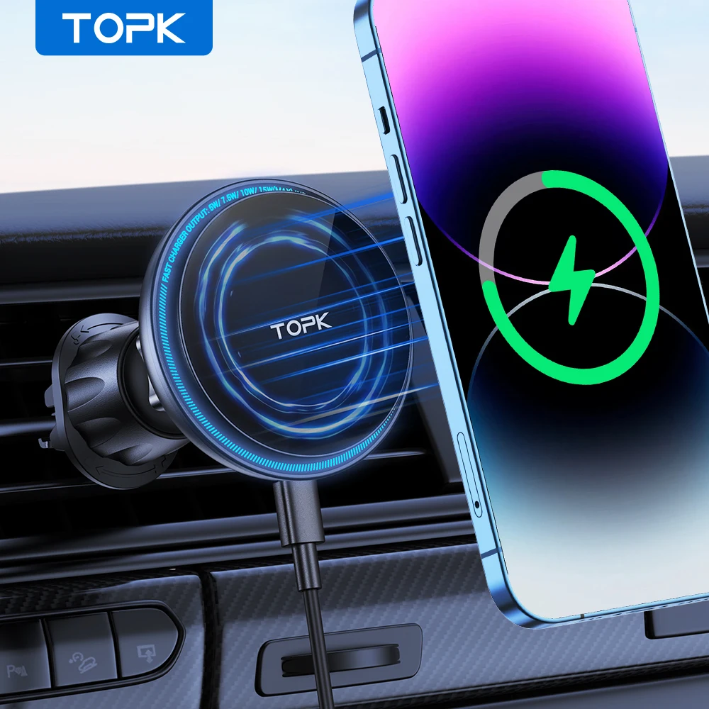yZ[zMagsafeΉ ԍڃz_[ [d TOPK 15W }CXC GARot iPhone 16/15/14/13/12Ή