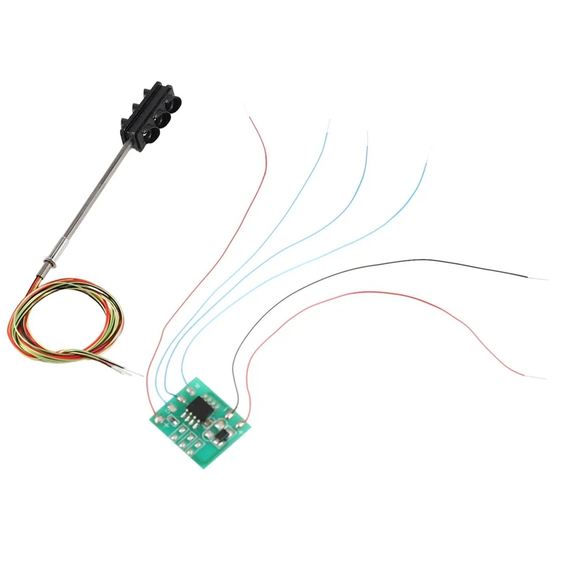 AAY-3 Farbe Verkehrs Licht Signale Ho Oo Skala Modell 6Led Für Diy Sand Tabelle Kreuzung Straße Bau Eisenbahn Zwei Seite