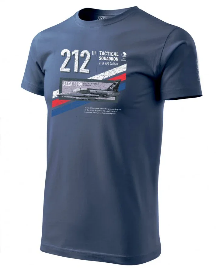 Czech Air Force L-159 ALCA Light Subsonic Jet Fighter T-Shirt. Summer Cotton Short Sleeve O-Neck Mens T Shirt New S-3XL