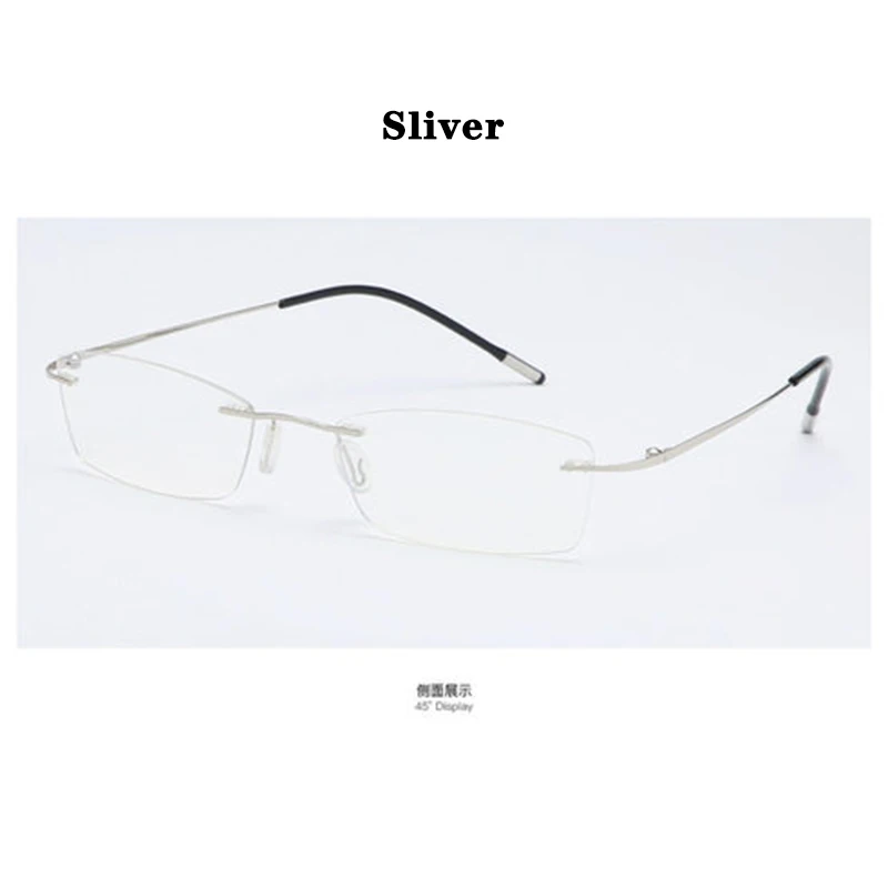 Mann Randlose Lesebrille Frauen Blau Licht Blockieren Lesebrille HD Linsen Presbyopie Brillen Rahmenlose Presbyopie Brillen – Detail 14