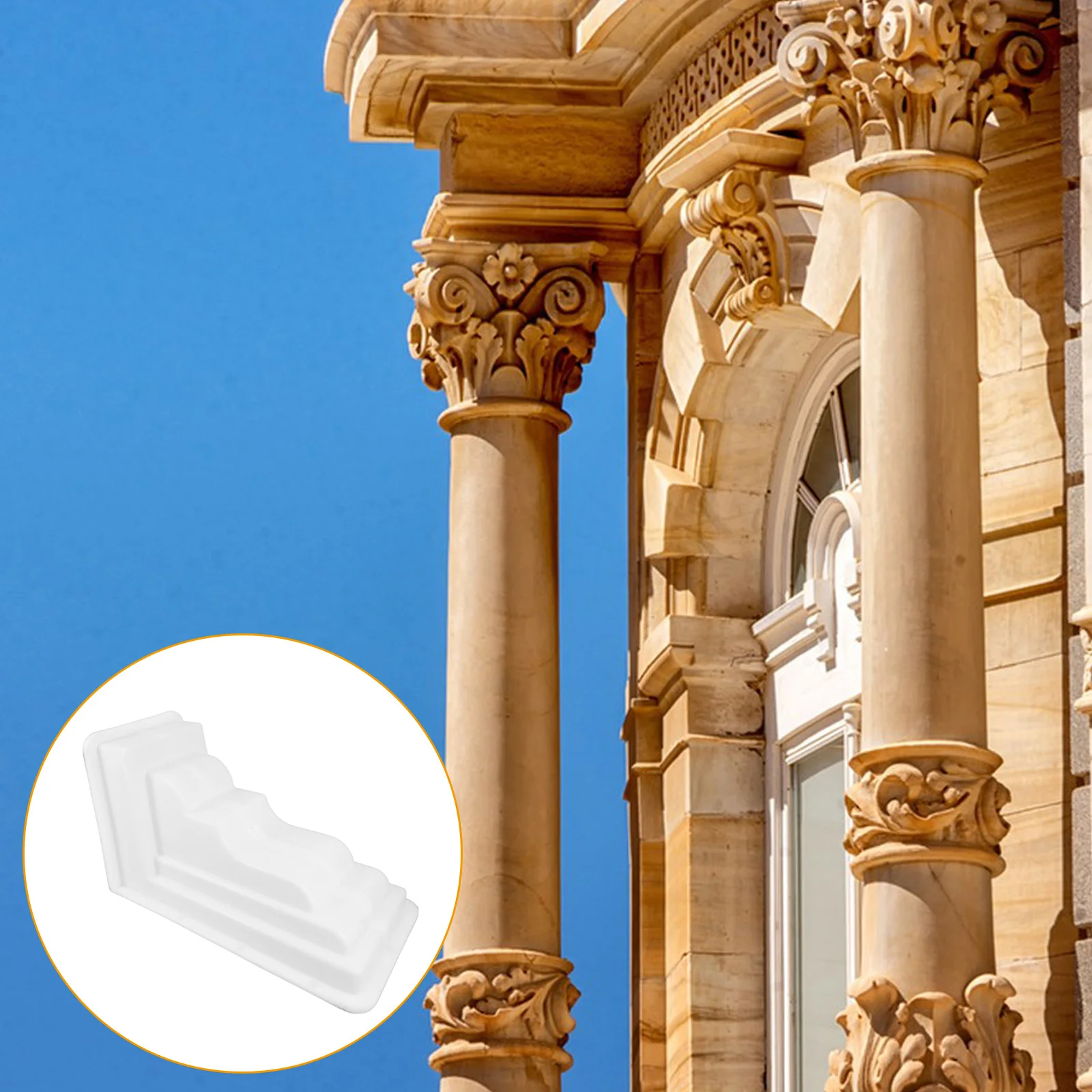 

Balustrade Mold for Cement Casting Roman Column Corbel Mold Lightweight Plastic for European Villa Decoration Balustrade Molds