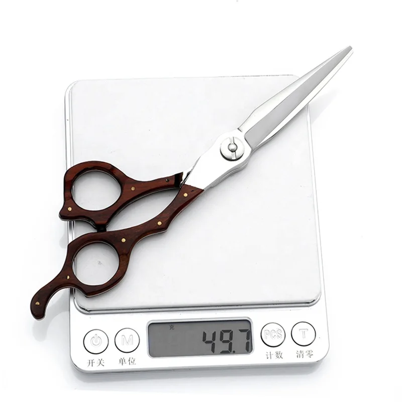 Professional Barber Scissors Set - Titanium Coated Japan VG10 Steel, Hairdressing Shears for Salon - Image 4