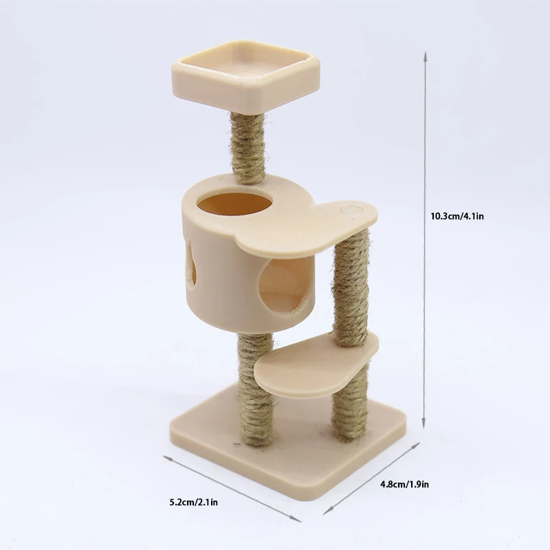 1/12 Dollhouse Simulation Pet Cat Climbing Frame Model Dollhouse Miniature Furniture Accessories Micro Scene Construction Props view 6