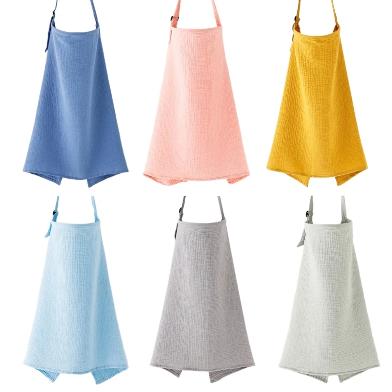 

Privacy Apron for Newborns Toddlers Breathable Breastfeeding Cover Soft Newborns Cotton Nursing Cover with Storage Bag 1560