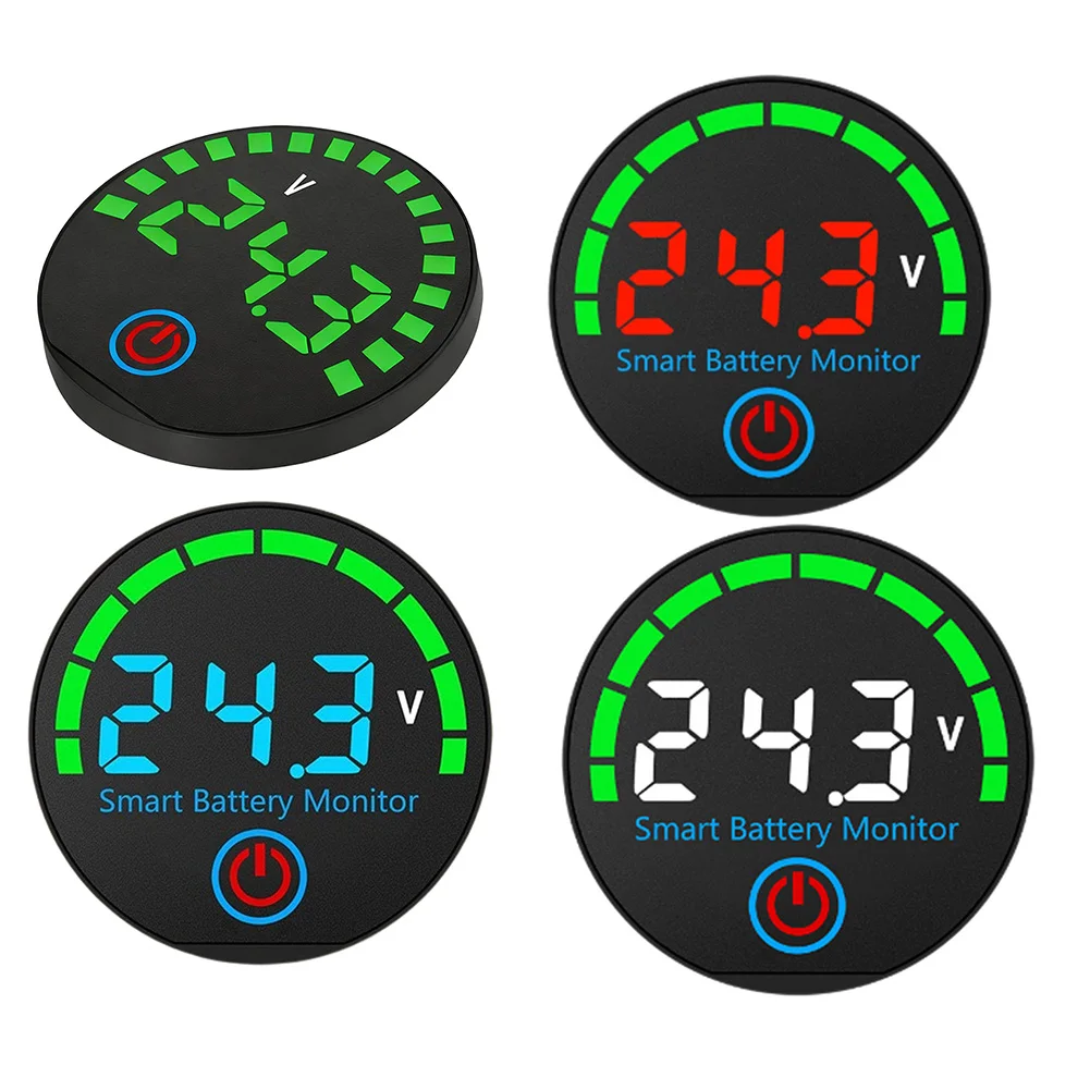 1pc DC 7-55V Digital Voltmeter Battery Power Indicator Voltage Power Display Board For Energy Storage Systems