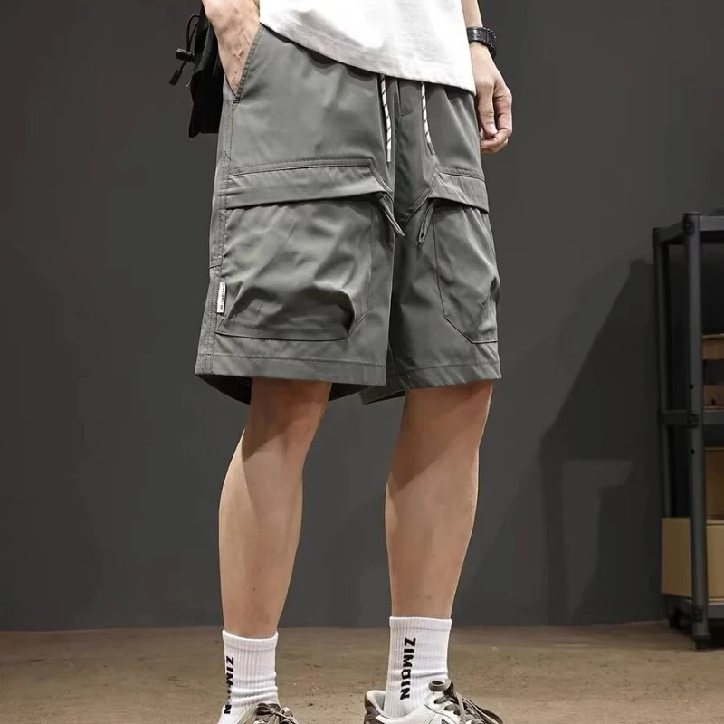 

Летние тонкие брюки с пятью точками, американская спецодежда, спортивные и повседневные брюки среднего размера, бесплатная доставка, товары, толстовки, мужская одежда, шорты