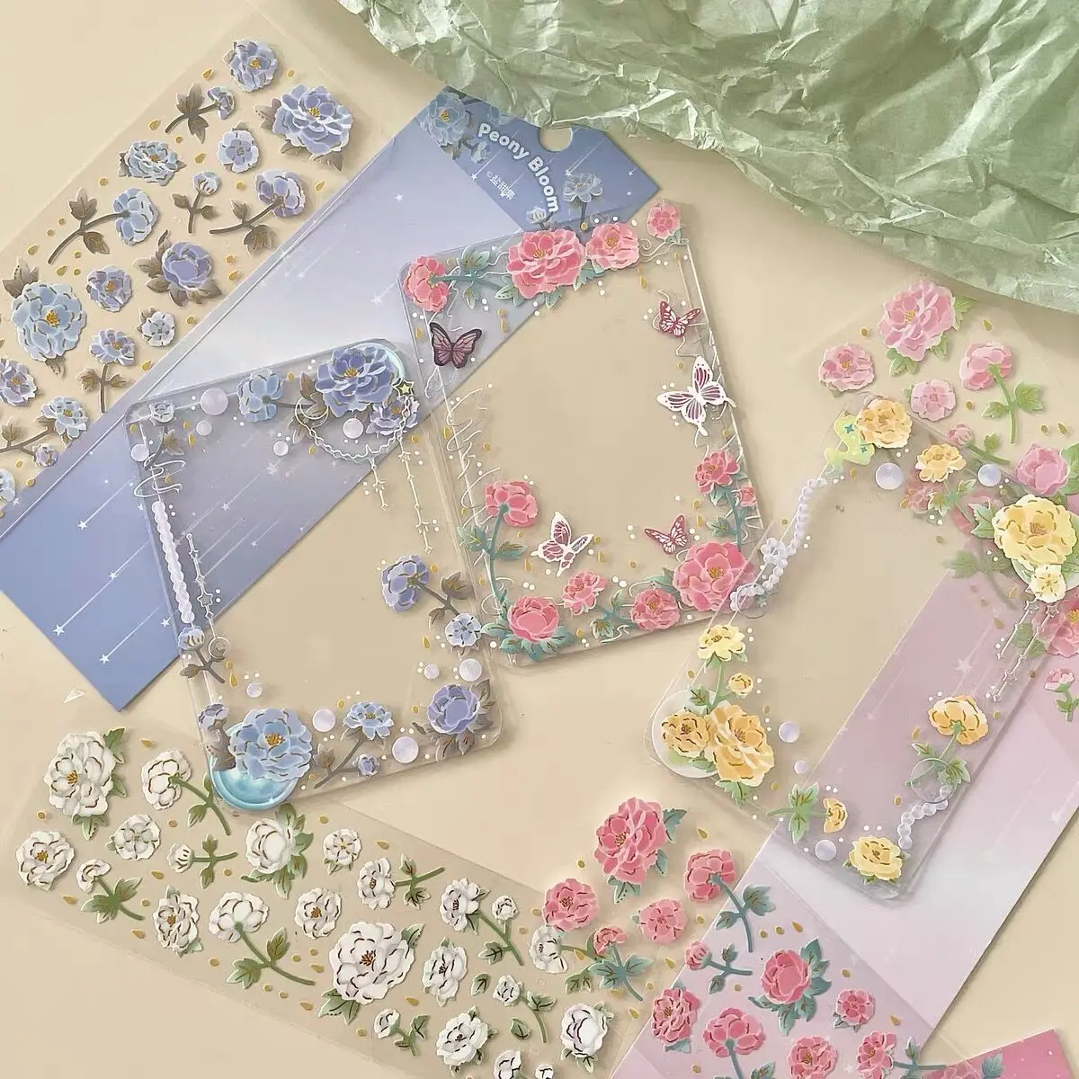MINKYS Neue Ankunft 3 stücke 6 stücke Kawaii Bär Band Laser Bling Aufkleber DIY Sammelalbum Aufkleber Konfetti Dekoration DIY Foto rahmen – Detail 20