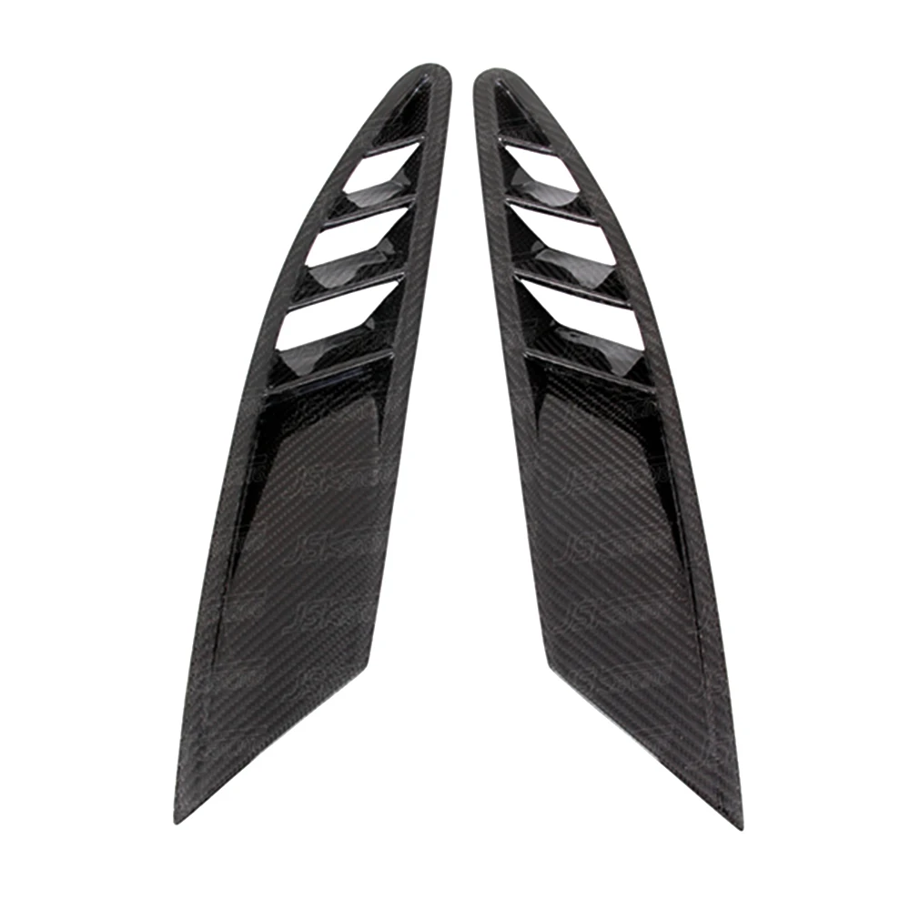 

For Ferrari 458 Italia And Spider 2011-2013 Jsk Style Real Carbon Fiber Front Bumper Side Vents (Twill Weave)