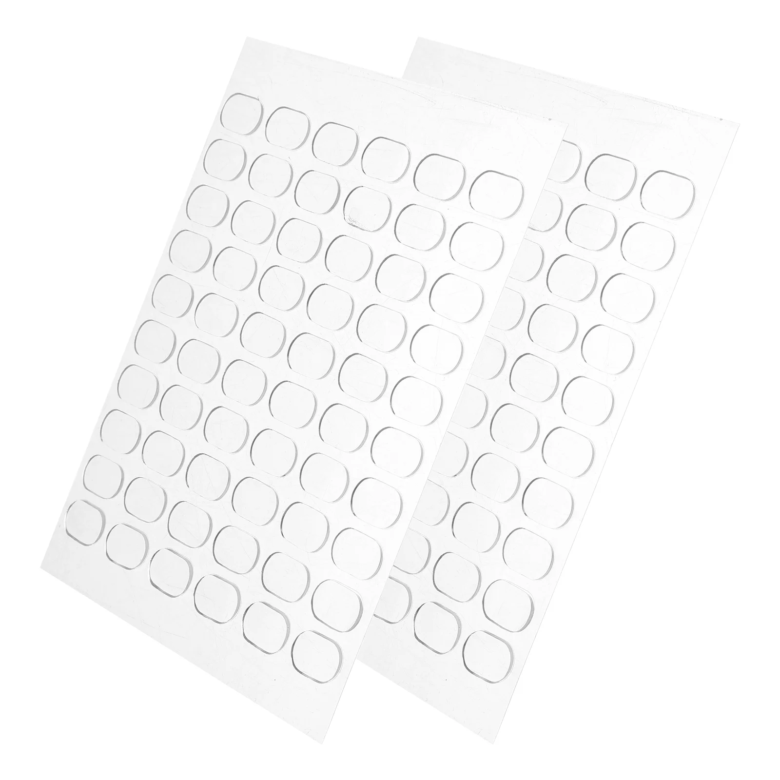 

120 Pcs Transparent Film Double-sided Tape Dot Stickers Clear Removable Point Circle Gel Labels Adhesive