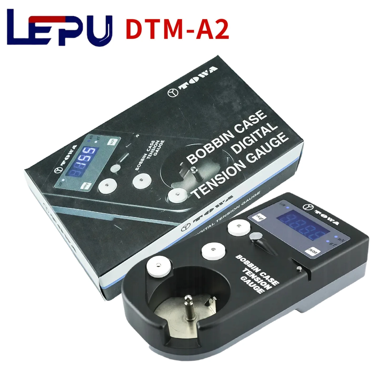 

TOWA DTM-A2 2.5cm Electronic Bobbin Case Tension Gauge Measurer & Elasticity Gauge for Computerized Straight Sewing Machines