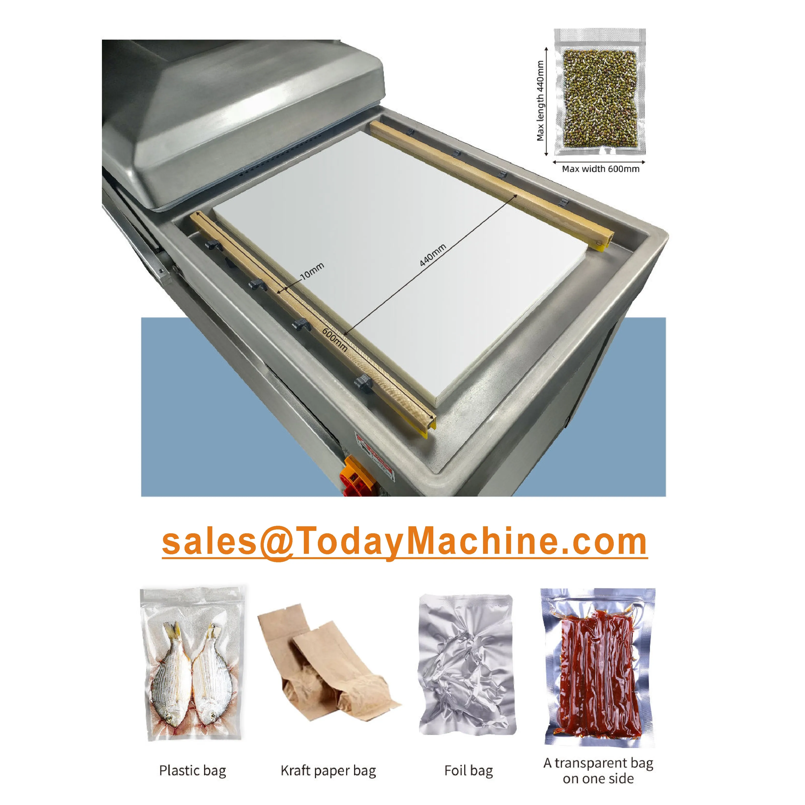 Food Vacuum Sealer Machine - Double Chamber Food Sealer Vacuum Packing