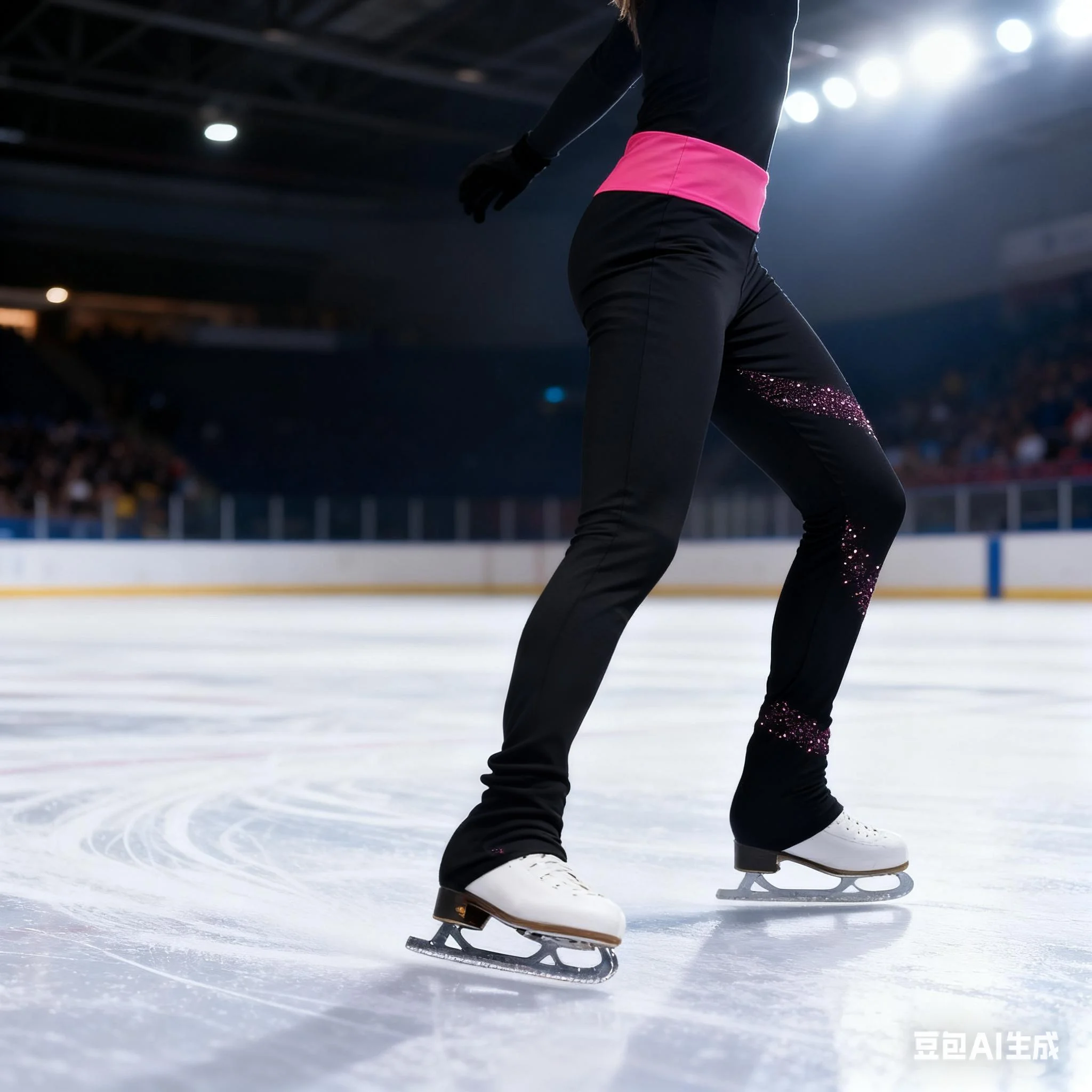 

Trouser Pant For Figure Skating Gymnastics Skin-friendly Soft Tights Figure Skating Pantyhose With Rhinestone For Kids Adults