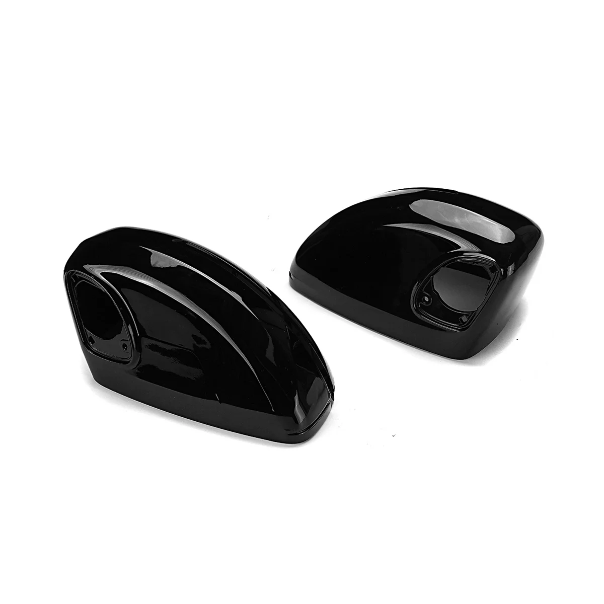 Glossy Black Car Side Door Rearview Mirror Cover Trim for Audi TT TTS TTRS MK2 8J R8 42 2007-2014