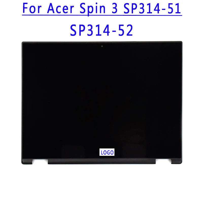 

14,0-дюймовый сенсорный ЖК-экран в сборе для Acer Spin 3 SP314-51 SP314-52 SP314-54, сенсорный ЖК-экран для ноутбука