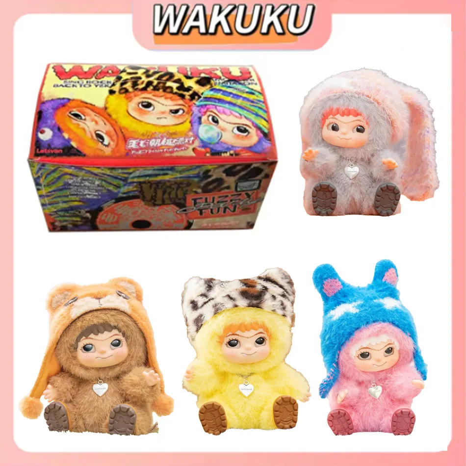 

Kawai Pular Mao Mao плюшевая виниловая кукла, милая слепая коробка, серия, украшение для вечеринки ручной работы, подарок, забавная коллекционная игрушка