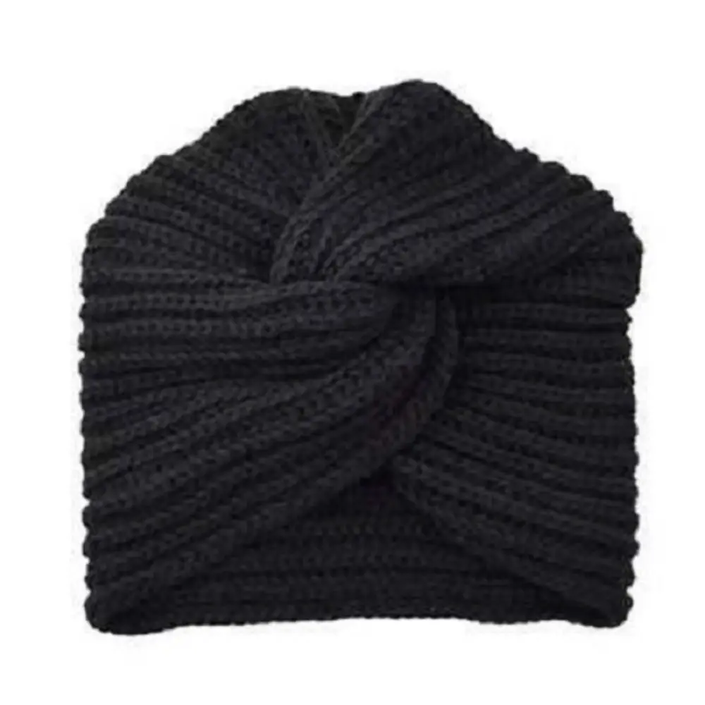 

Fashion Colorful Women Stretch Headbands Soft Thick Crochet Headband Hat Stay Warm Ear Warmer Wide Knitted Cap Winter