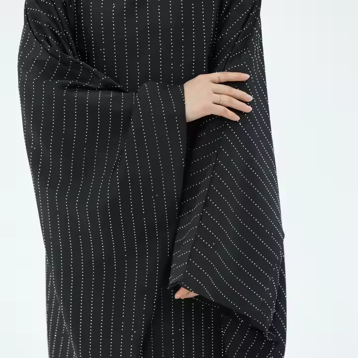 

Роскошное платье Абая в Дубае 2024, для мусульманских женщин, Рамадан, Ид, Саудовская Аравия, вечерние, Джалабия, скромная исламская одежда, турецкий халат Абая