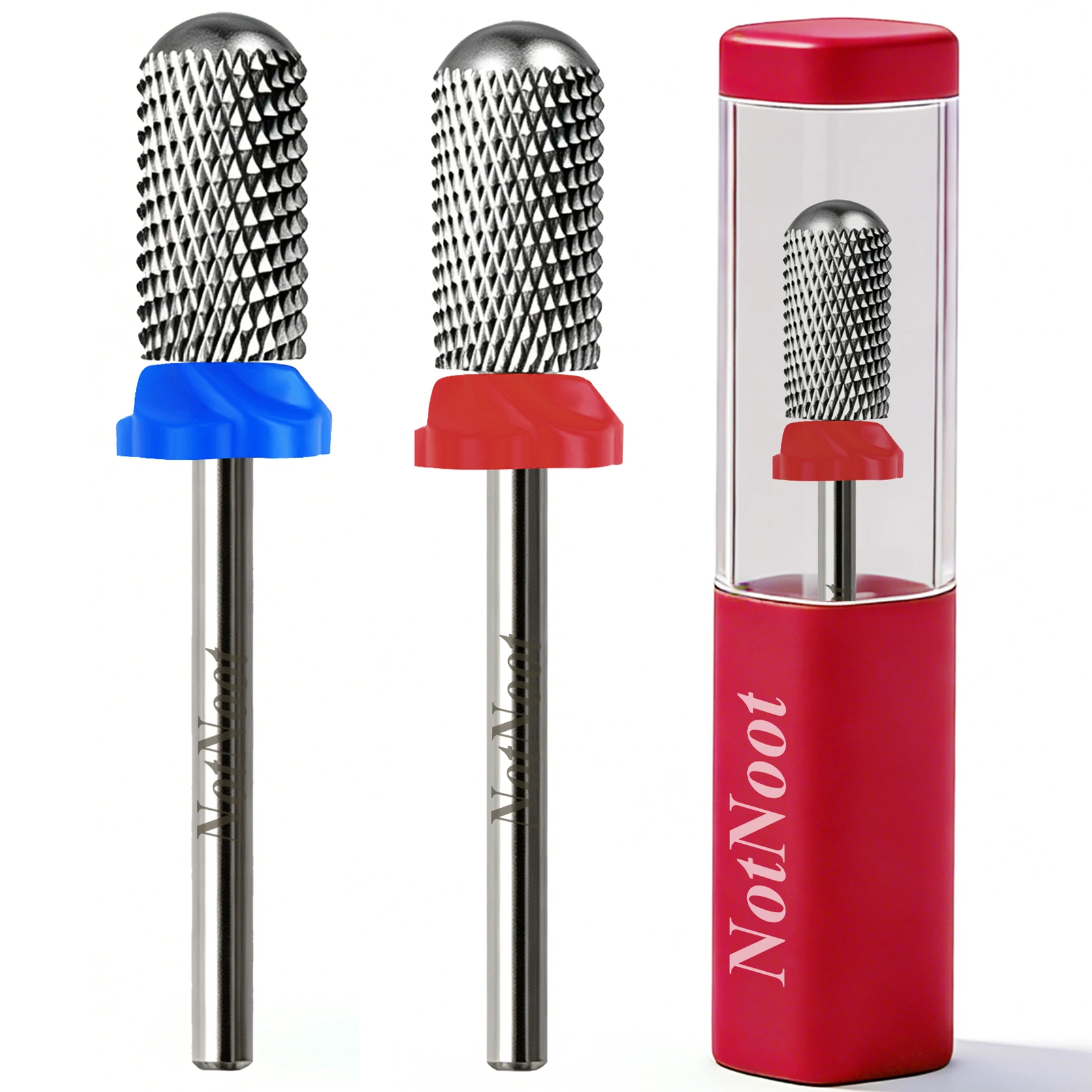 Nagelbohrer aus Hartmetall: 3/32 Zoll großer, glatter, runder Bohrer mit abgerundeter Spitze – Detail 4