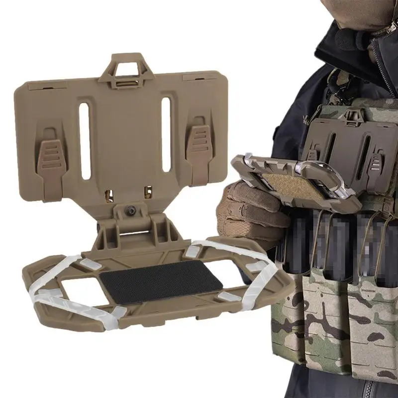 tacticaLls Folded Navigation Board Practical Chest Bag Map Case Mobile Phone Holder Pouch Foldable Tacticl Vest Chest Rig Mount