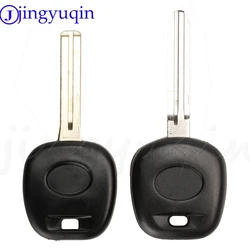 jingyuqin Transponder key for Toyota Replacement Remote Control Car Key Shell Case Fob With 4D67 Chip Uncut TOY43 Blade