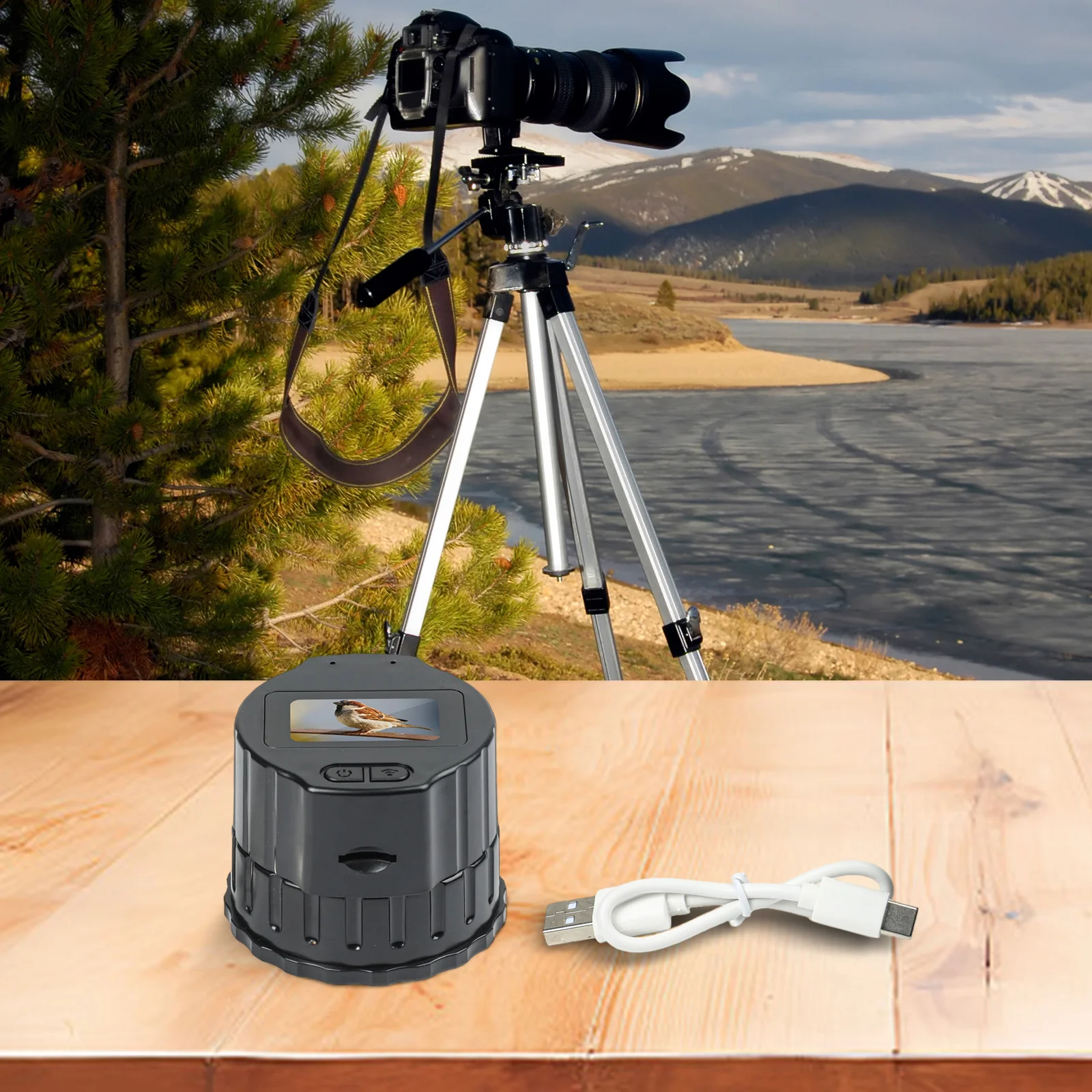 

Камера-окуляр для телескопа 1080P с 1,5-дюймовым HD-экраном и 150-минутным временем автономной работы для астрономии и наблюдения за птицами