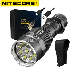 NITECORE TM9K TAC 9800 Lumens High Bright typc-c Rechargeable Lantern XP-L2 HD LED Tactical Flashlight Built-in 5000mAh Battery