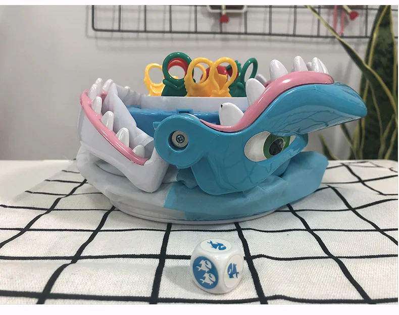 Imagem -04 - Shark Bite Finger Desktop Game Biting Party Thriller Crianças e Adultos Decompression Prank Toy