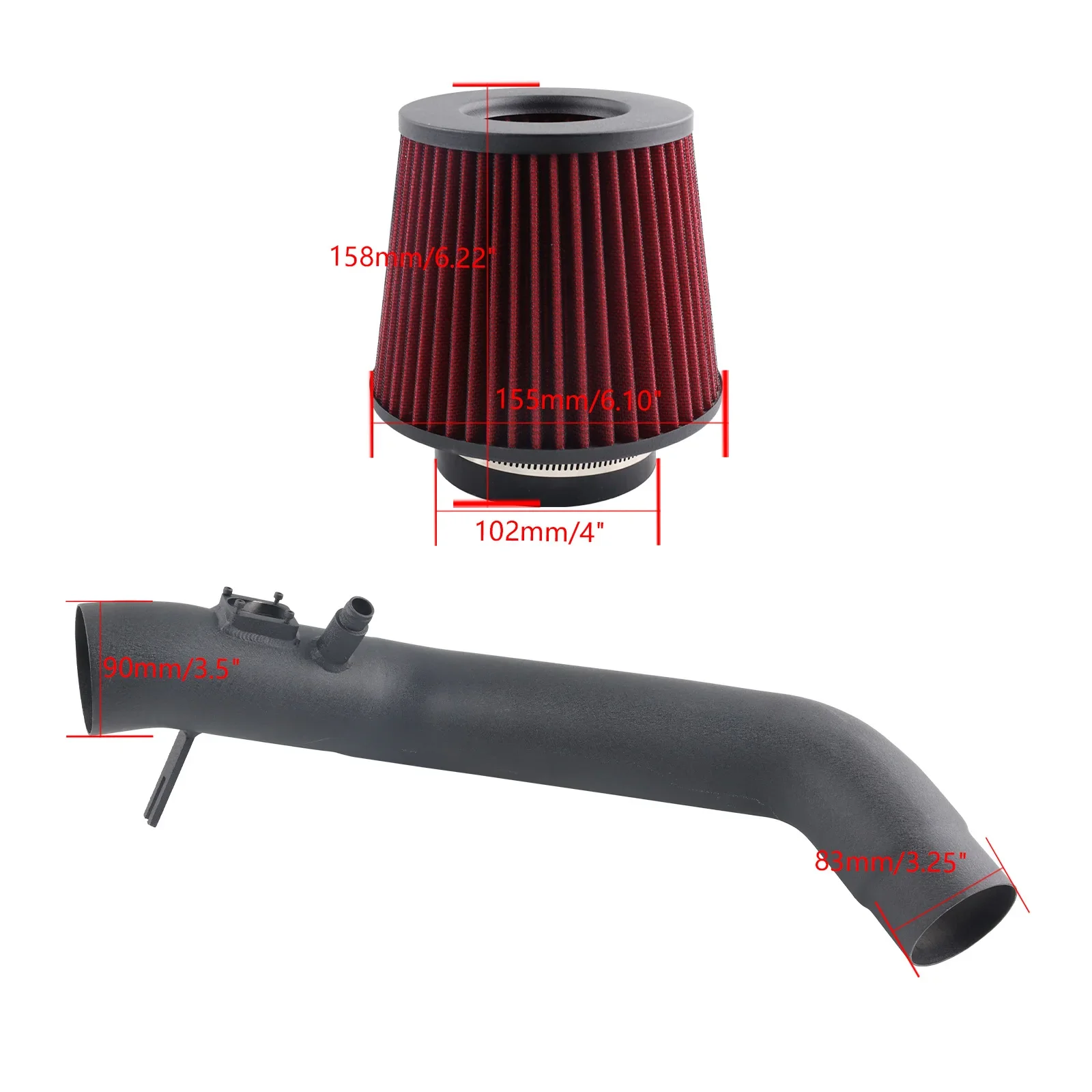 Factory Supply F-Series N55 Cold Air Intake System Pipe Set For BMW F87 M2 N55 L6 3.0L 2016-18 For 12-15 F30 335i F32 435i M235i