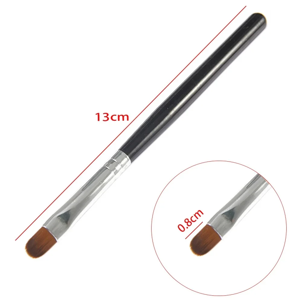 New single black and white short rod round head light therapy pen beginner light therapy brush nail pen