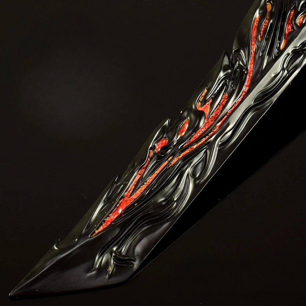 30CM Chinese Game Peripherals Seven Demons Knife Metal Craft Weapons Model Collectible Desk Ornament Creative Birthday Gifts Toy
