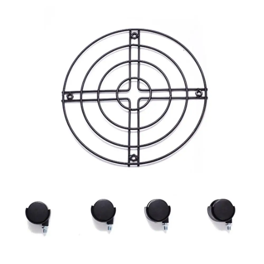 Modern Indoor Plant Holder Plant Cart Indoor Plant Stand Rolling Plant Carts Wheel-equipped Base Metal Construction