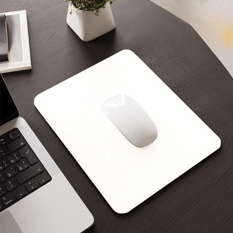 Mini Leather Desk Pad Set Office Laptop Keyboard Mouse Mat for Desktop Protection Non-Slip Leather Writing Surface Desk Cover