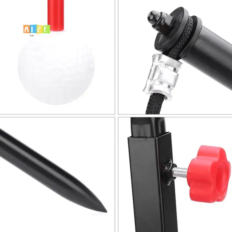 

A12E-Golf Swing Trainer Aid Golf Practice Swing & Hitting Training Aid - Golf Accessories Pure Path Golf Swing Trainer Black