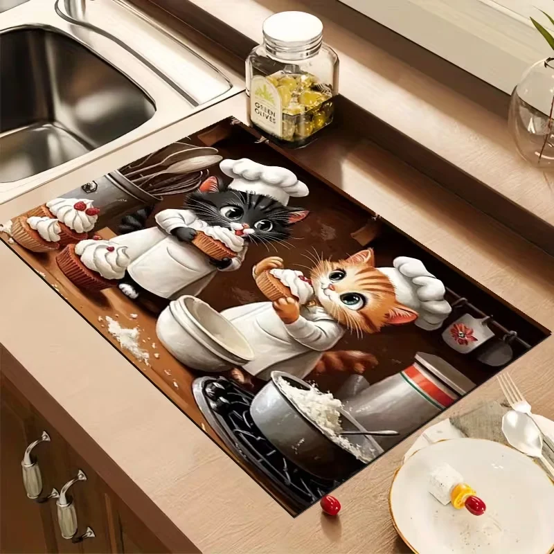 Tapete de Cozinha com Tema de  - Kitchen Baking Counter avaliação e preço
