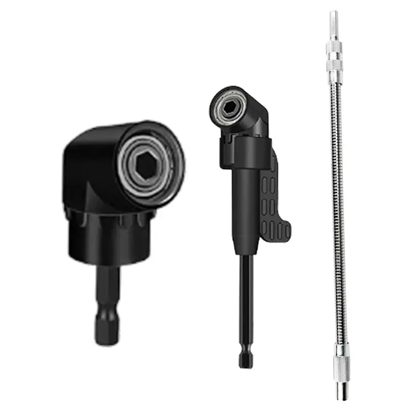 AS60-Flexible Drill Bit Extension And 105 Degree Right Angle Drill Attachment Set-For Hard-To-Reach Areas,Home Improvement