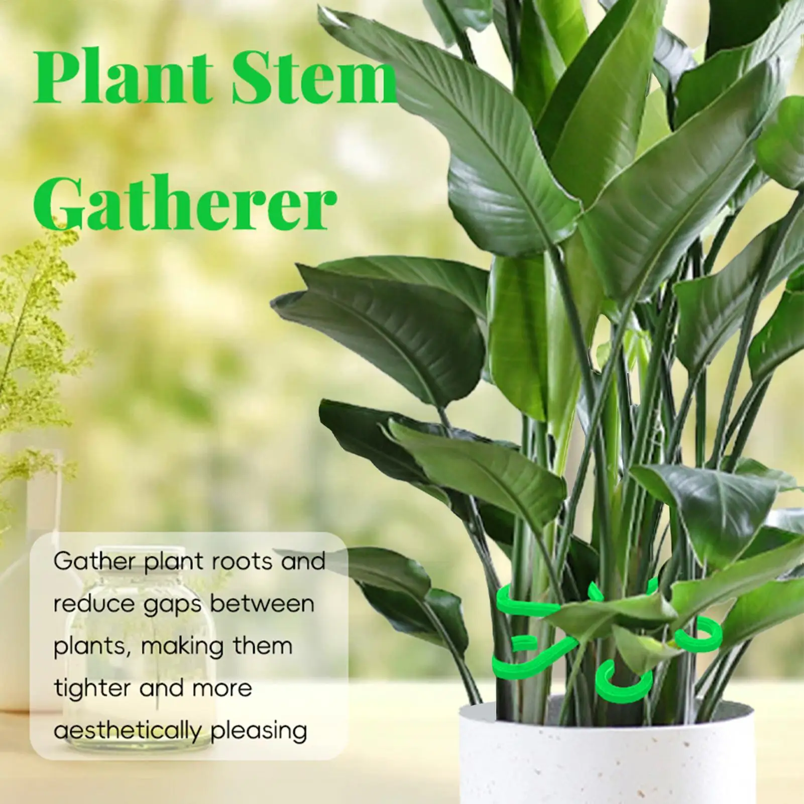 4pc Plant Fixing Clip Plant Climbing Support Frame Flower Stem Folding Frame Stem Finishing Period Gardening Tools and Equipment